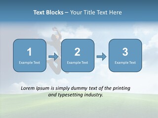 Healthy Winner Air PowerPoint Template