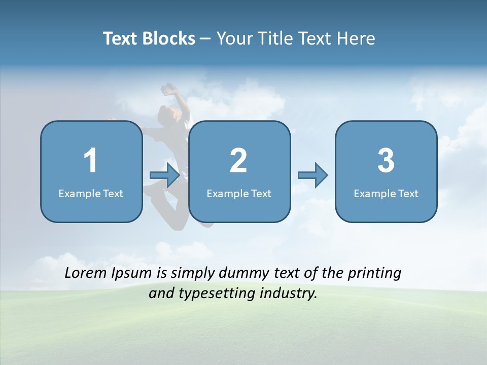 Healthy Winner Air PowerPoint Template