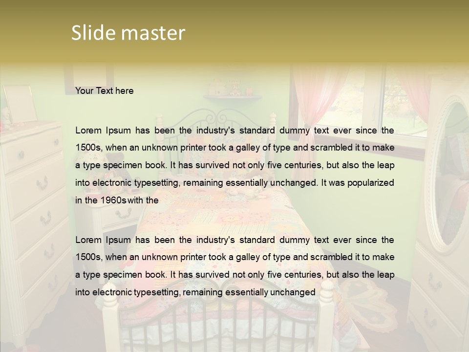 Residence Dolly Carpet PowerPoint Template