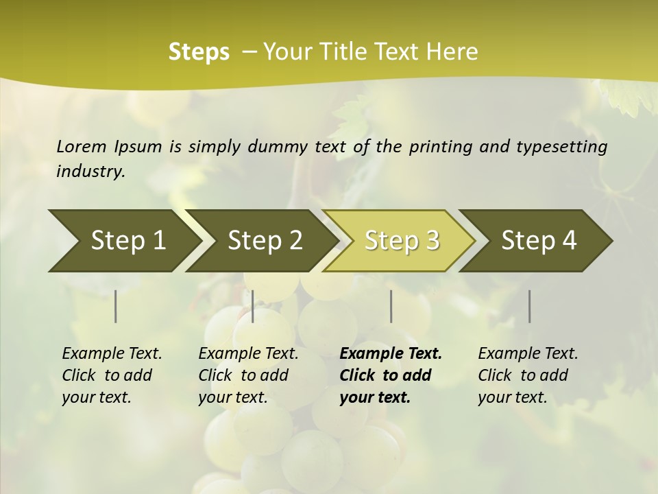 Bright Winemaking Beauty PowerPoint Template
