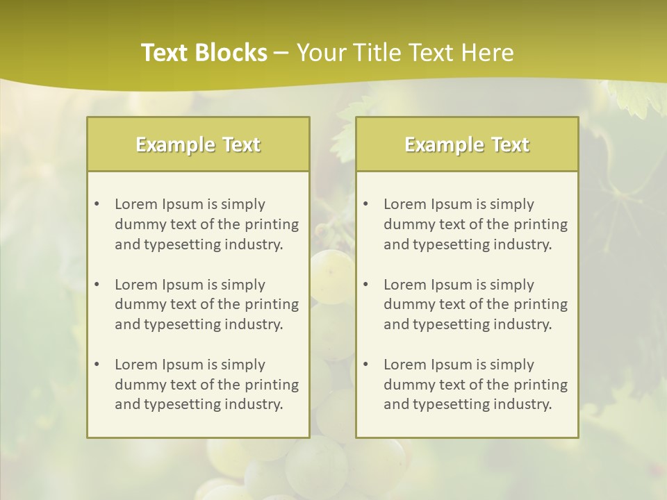 Bright Winemaking Beauty PowerPoint Template