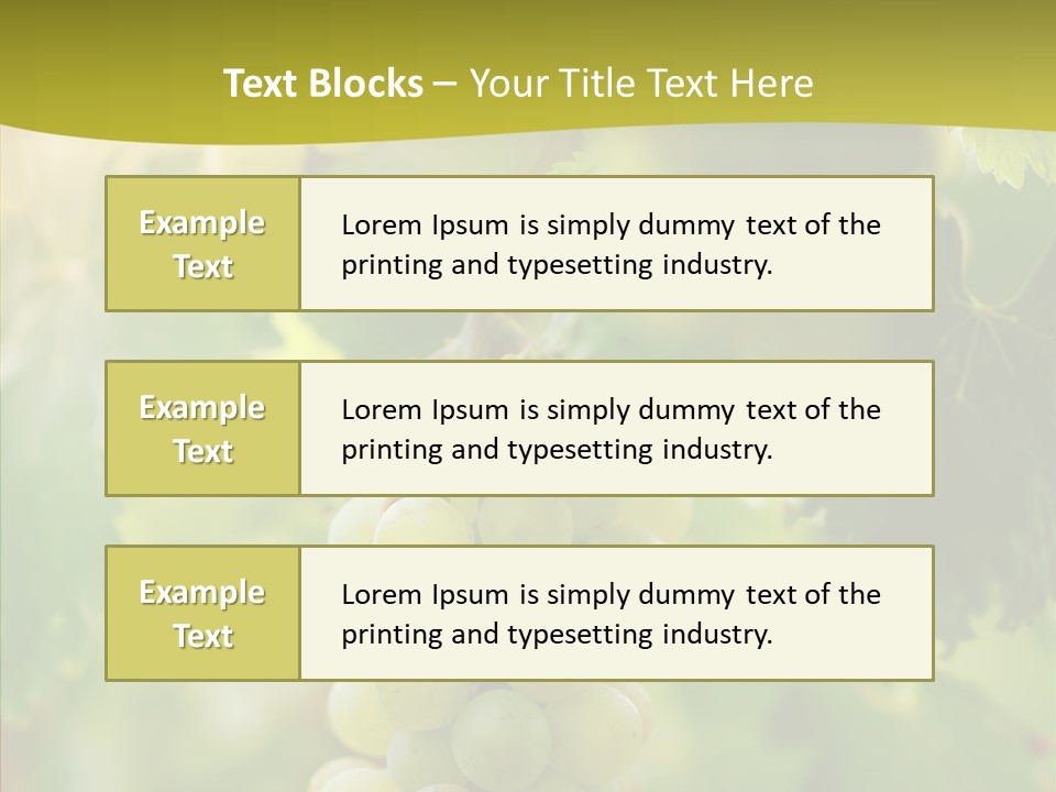 Bright Winemaking Beauty PowerPoint Template