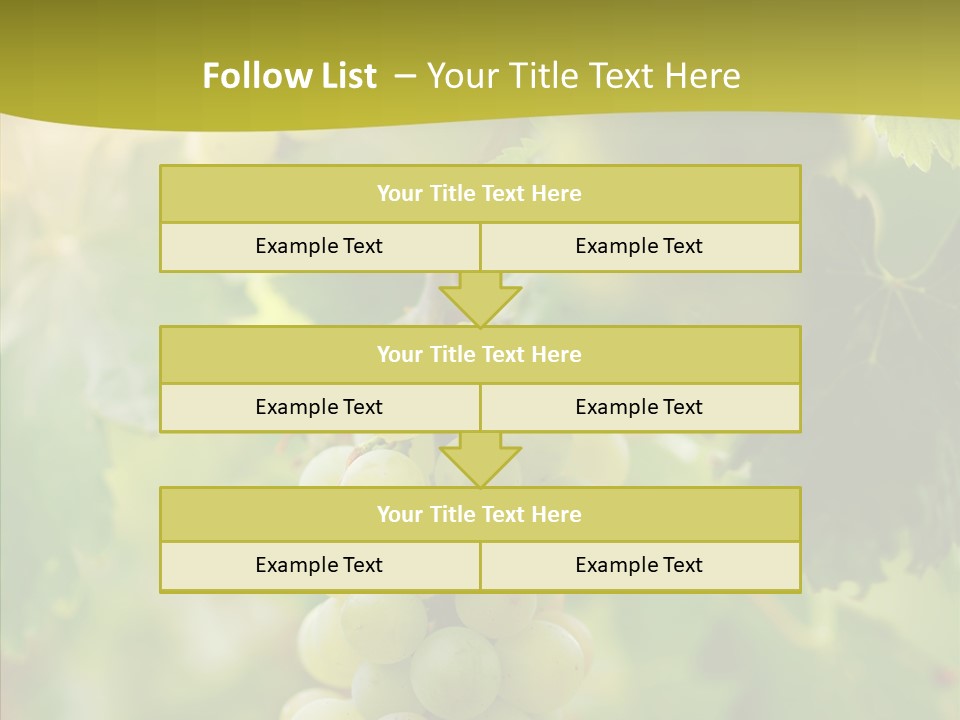 Bright Winemaking Beauty PowerPoint Template