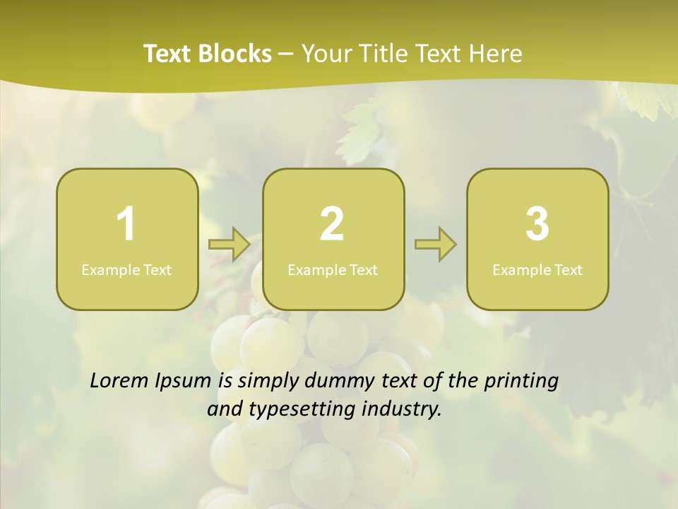 Bright Winemaking Beauty PowerPoint Template