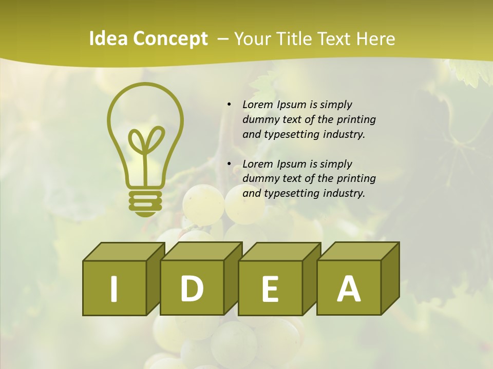 Bright Winemaking Beauty PowerPoint Template