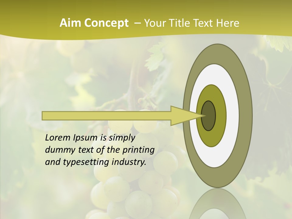 Bright Winemaking Beauty PowerPoint Template