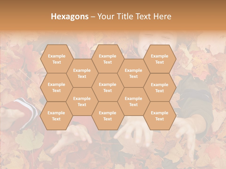 Close Up Play Autumn PowerPoint Template