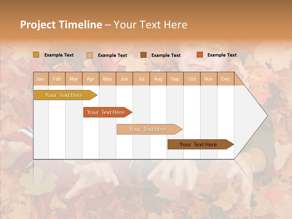 Close Up Play Autumn PowerPoint Template