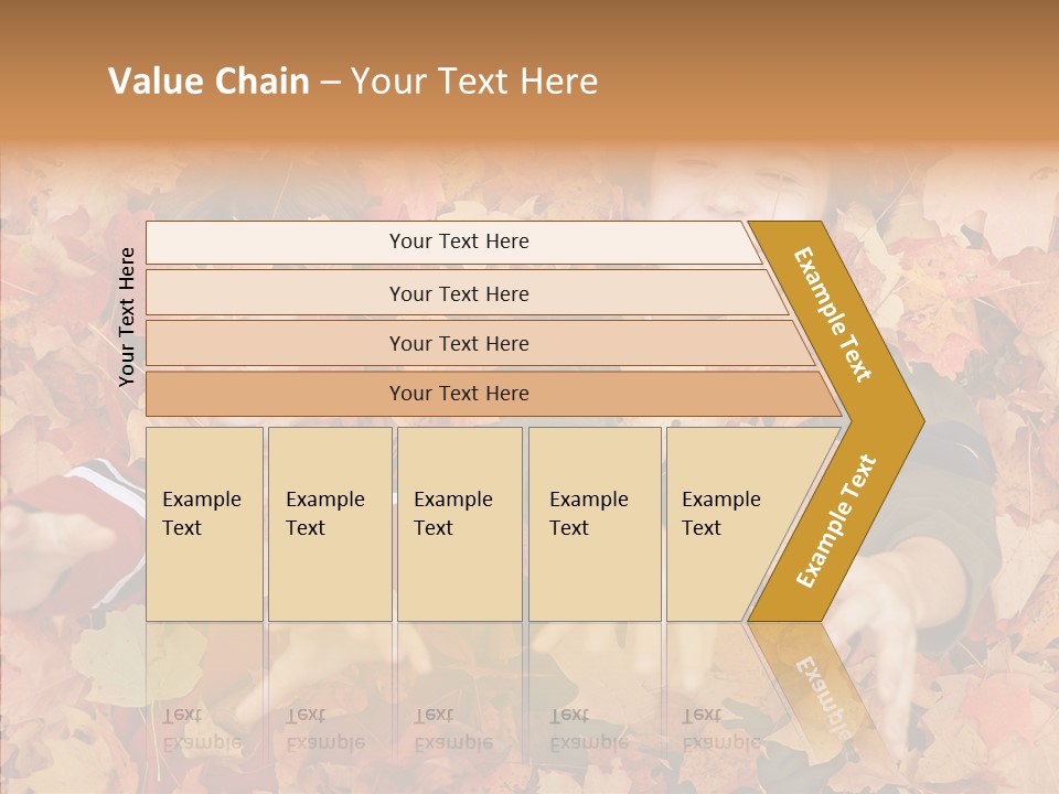 Close Up Play Autumn PowerPoint Template