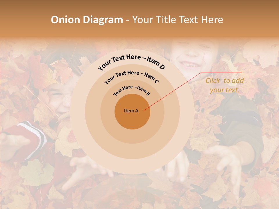 Close Up Play Autumn PowerPoint Template