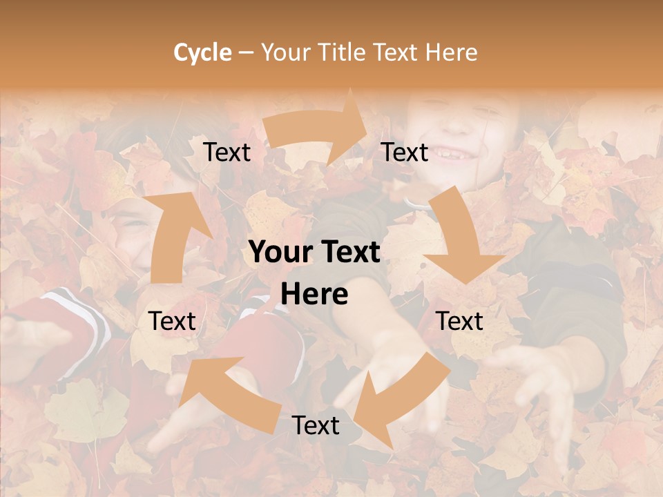 Close Up Play Autumn PowerPoint Template