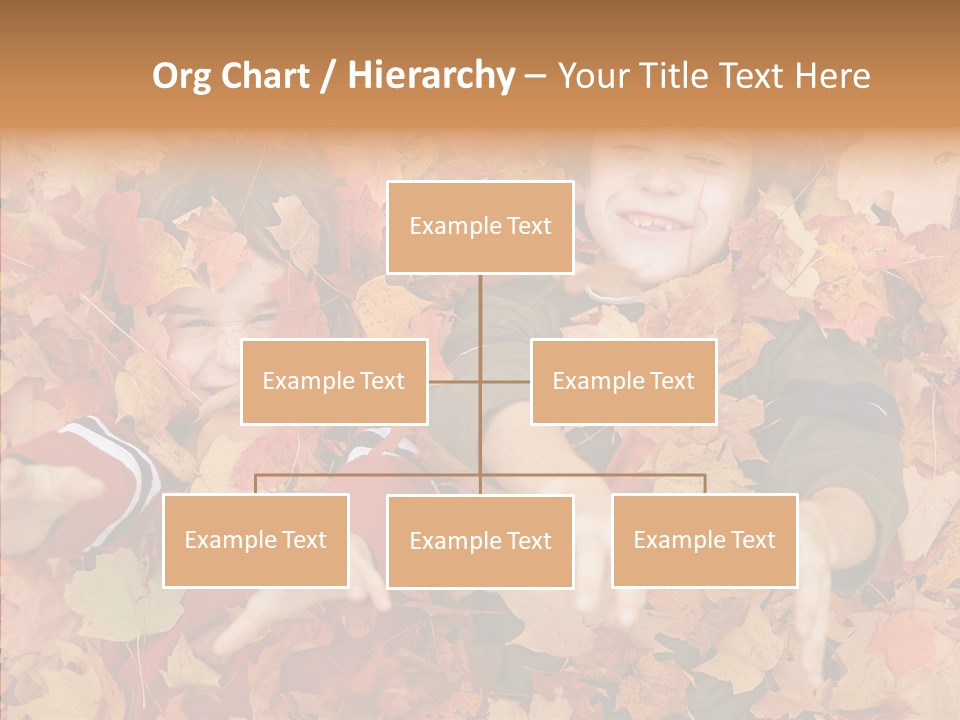 Close Up Play Autumn PowerPoint Template