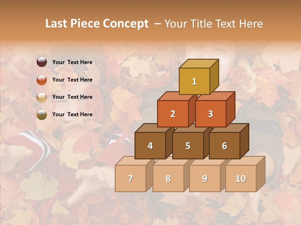 Close Up Play Autumn PowerPoint Template