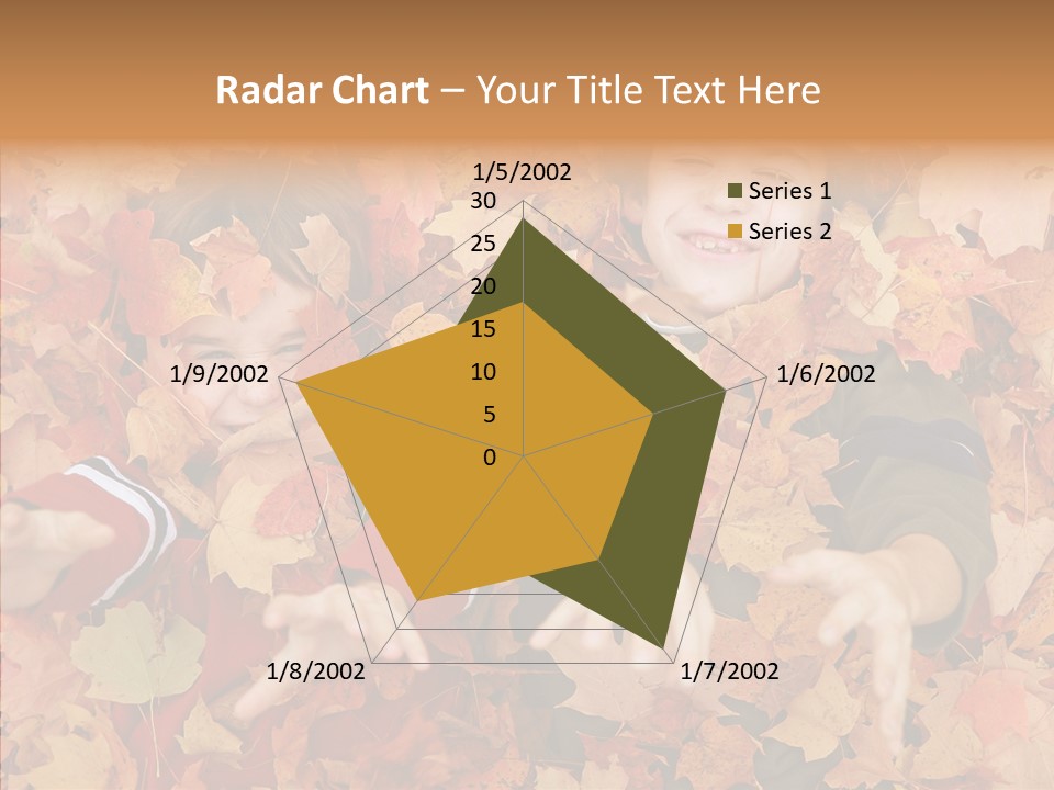 Close Up Play Autumn PowerPoint Template