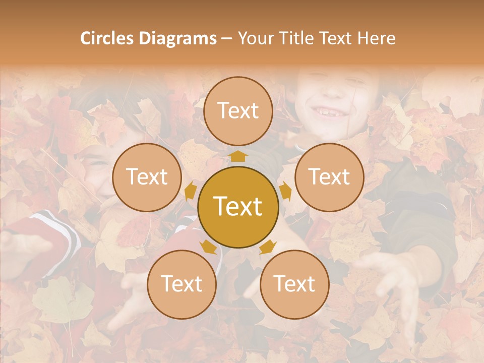Close Up Play Autumn PowerPoint Template
