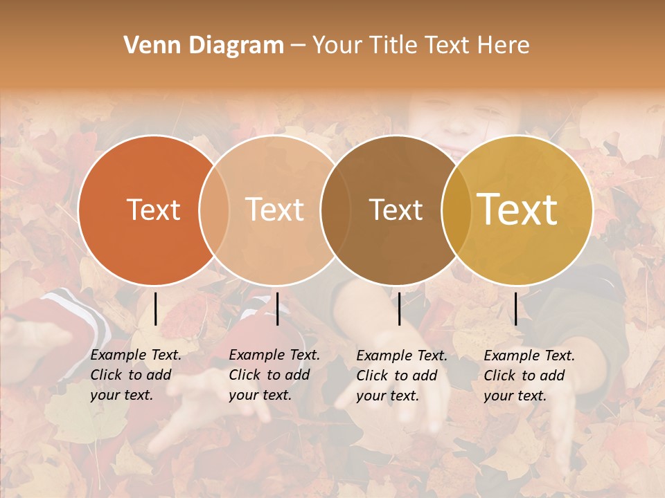 Close Up Play Autumn PowerPoint Template