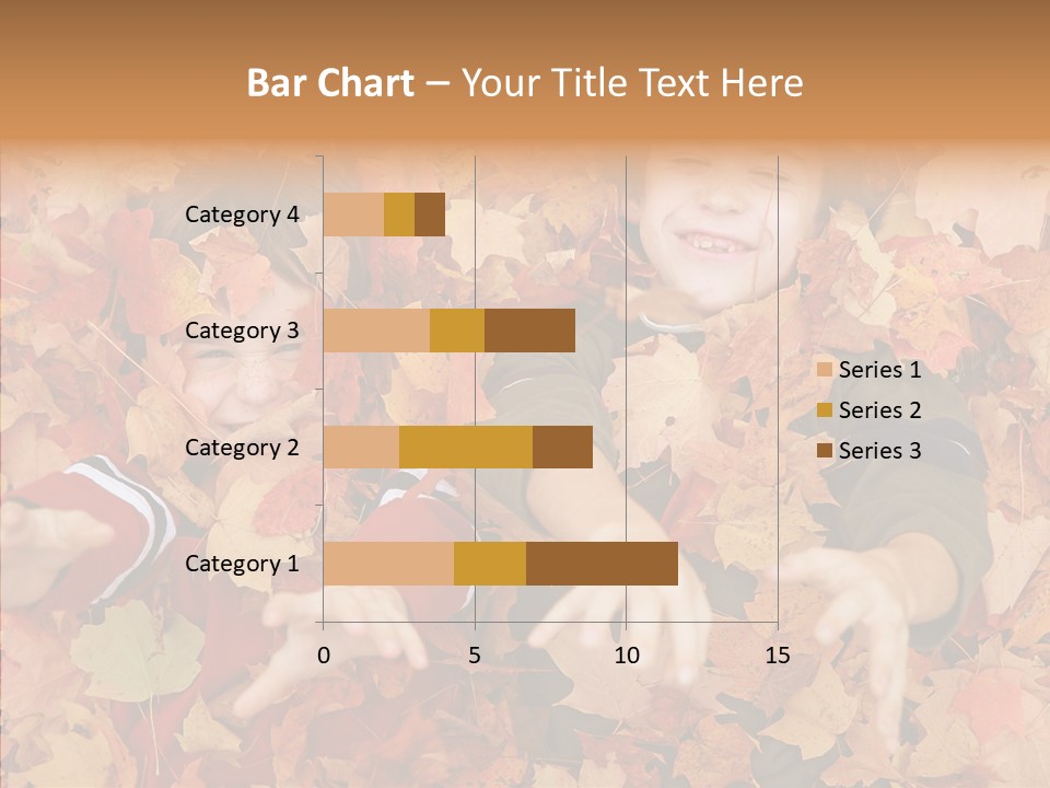 Close Up Play Autumn PowerPoint Template