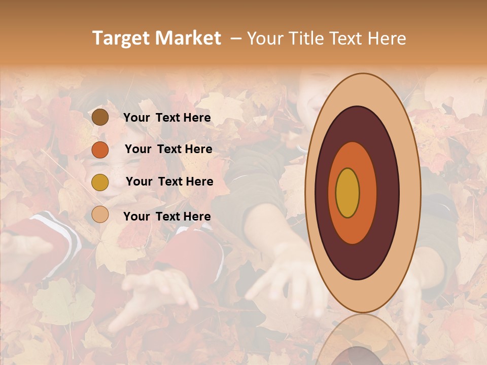 Close Up Play Autumn PowerPoint Template