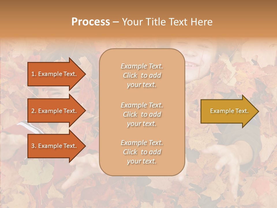 Close Up Play Autumn PowerPoint Template