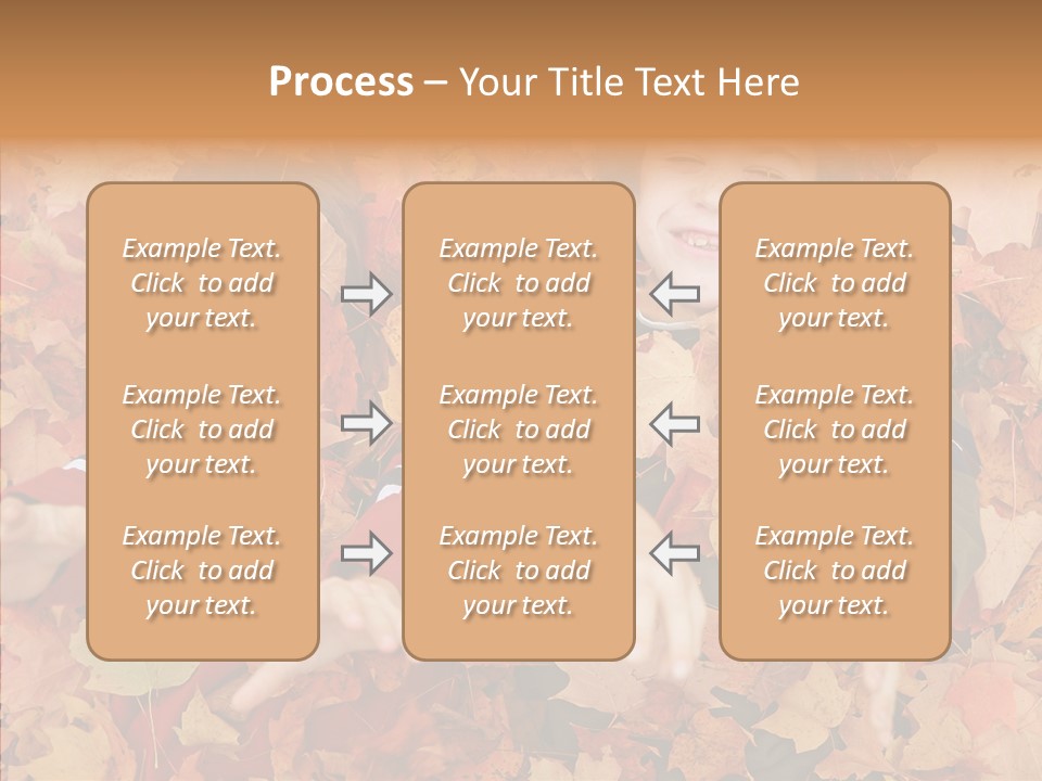 Close Up Play Autumn PowerPoint Template