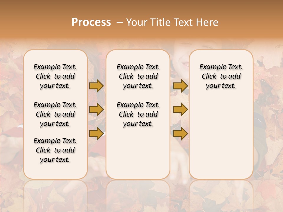 Close Up Play Autumn PowerPoint Template