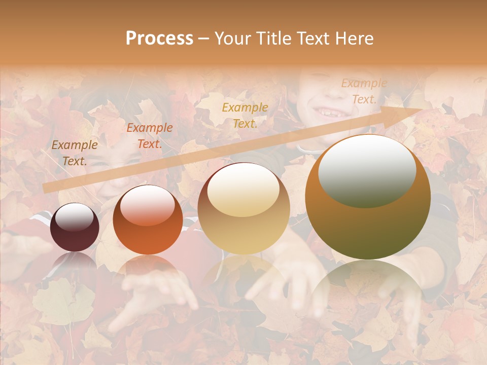 Close Up Play Autumn PowerPoint Template