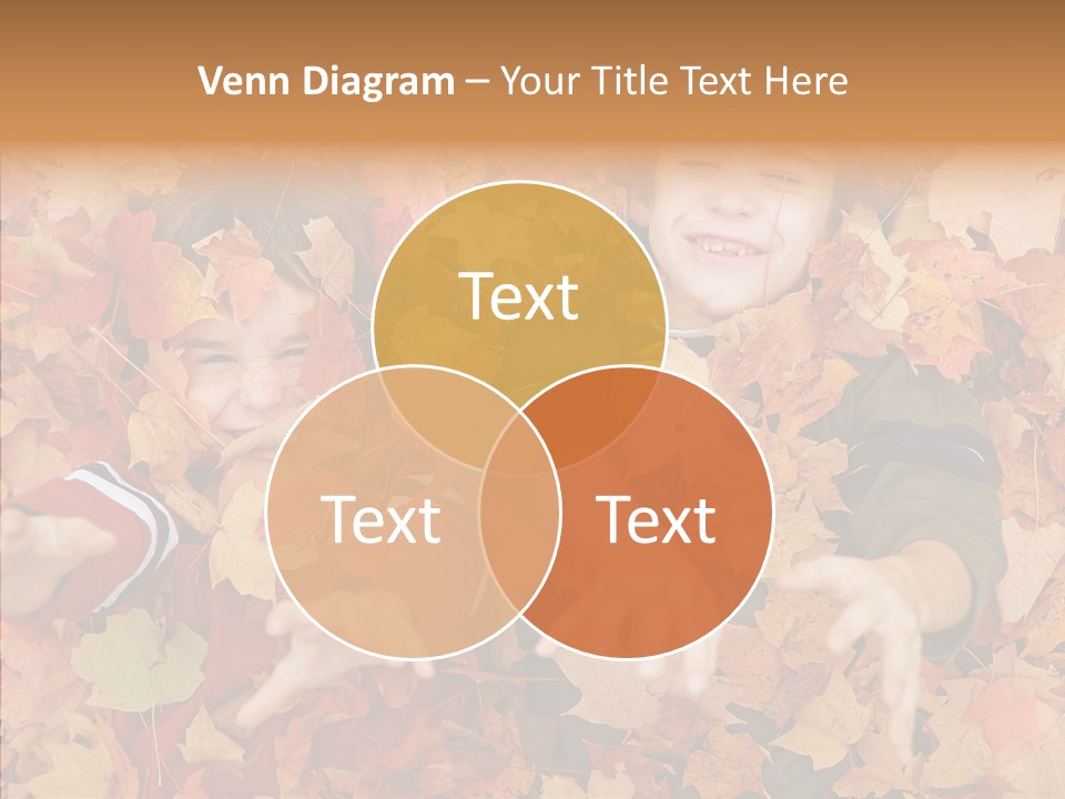 Close Up Play Autumn PowerPoint Template