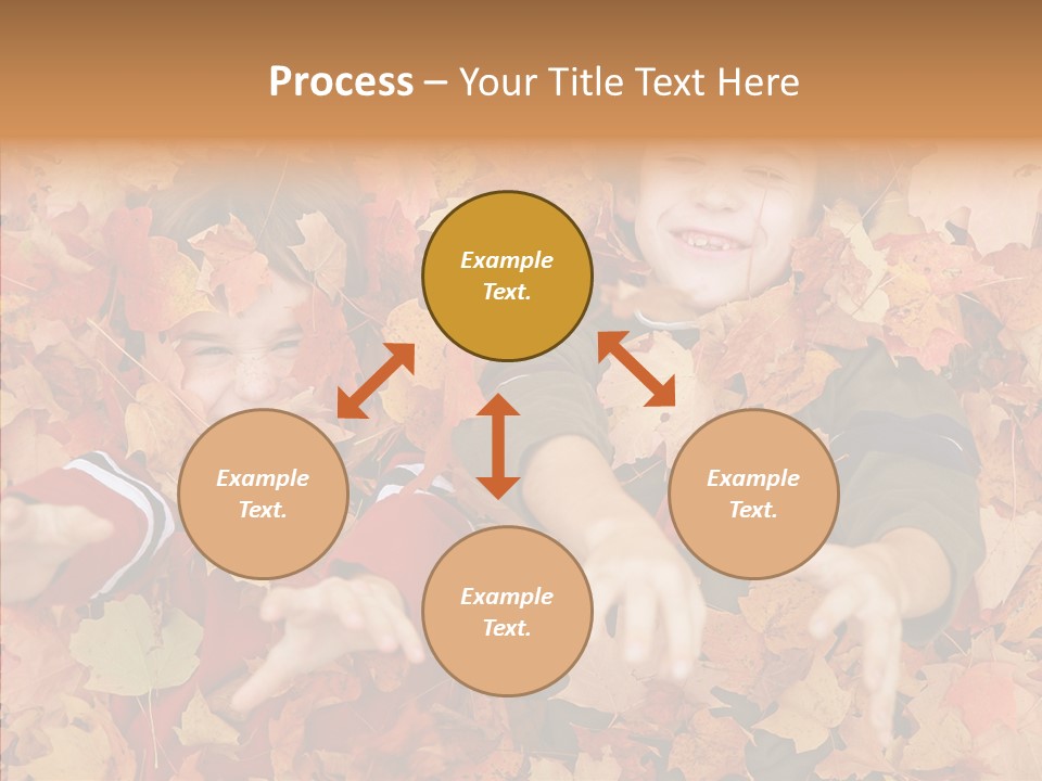 Close Up Play Autumn PowerPoint Template