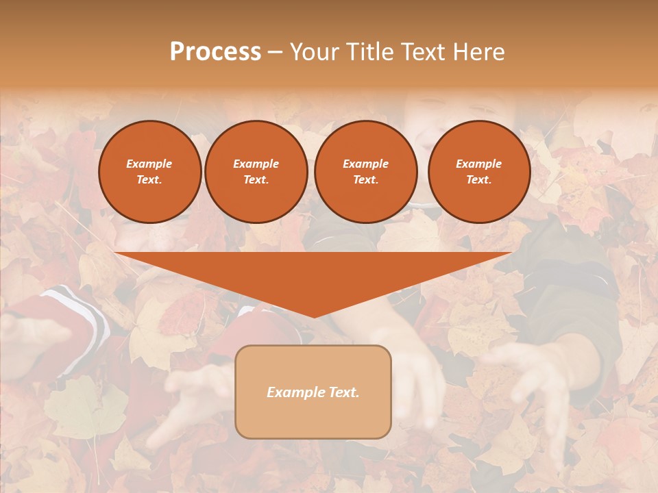 Close Up Play Autumn PowerPoint Template