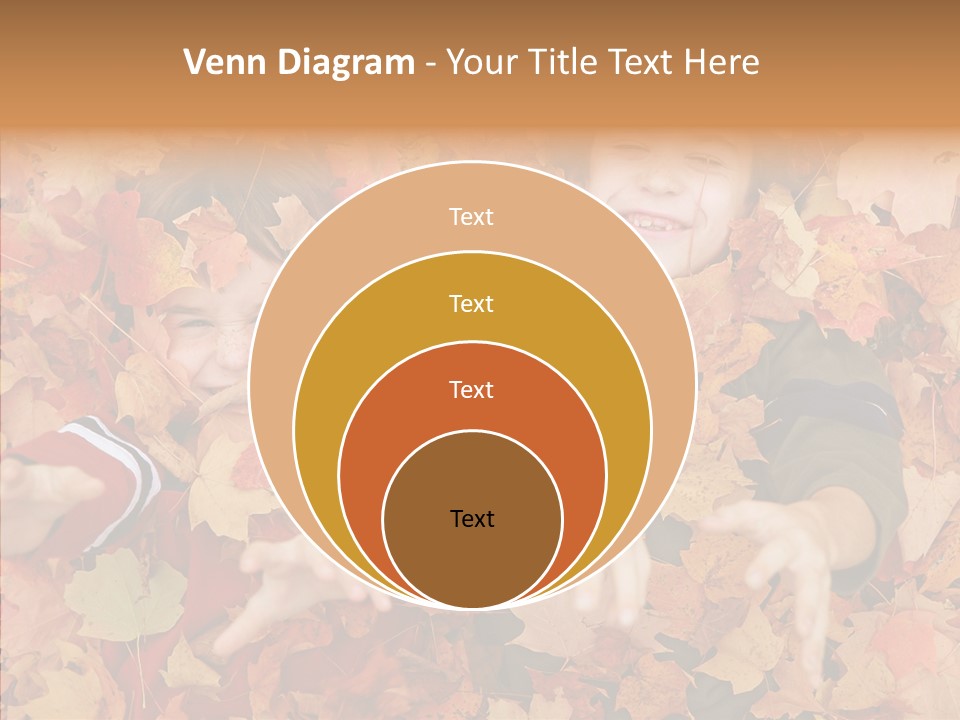 Close Up Play Autumn PowerPoint Template