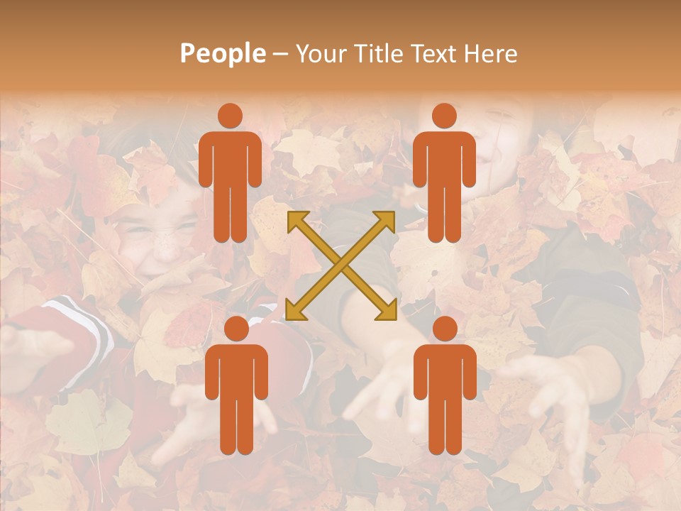 Close Up Play Autumn PowerPoint Template