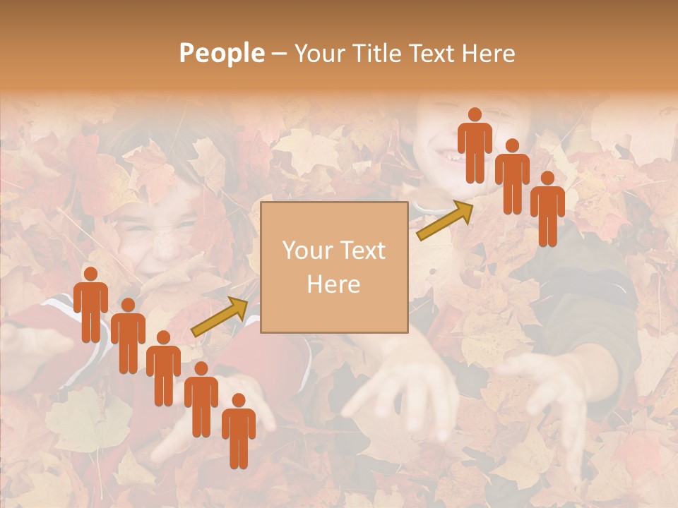 Close Up Play Autumn PowerPoint Template