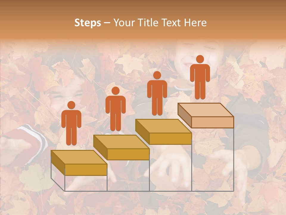 Close Up Play Autumn PowerPoint Template