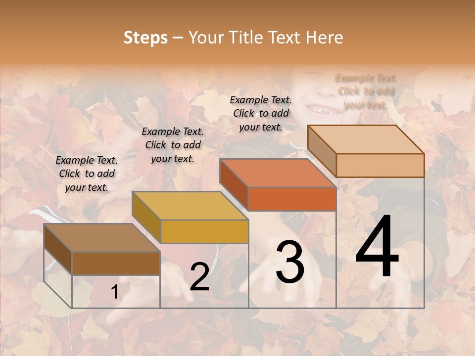 Close Up Play Autumn PowerPoint Template