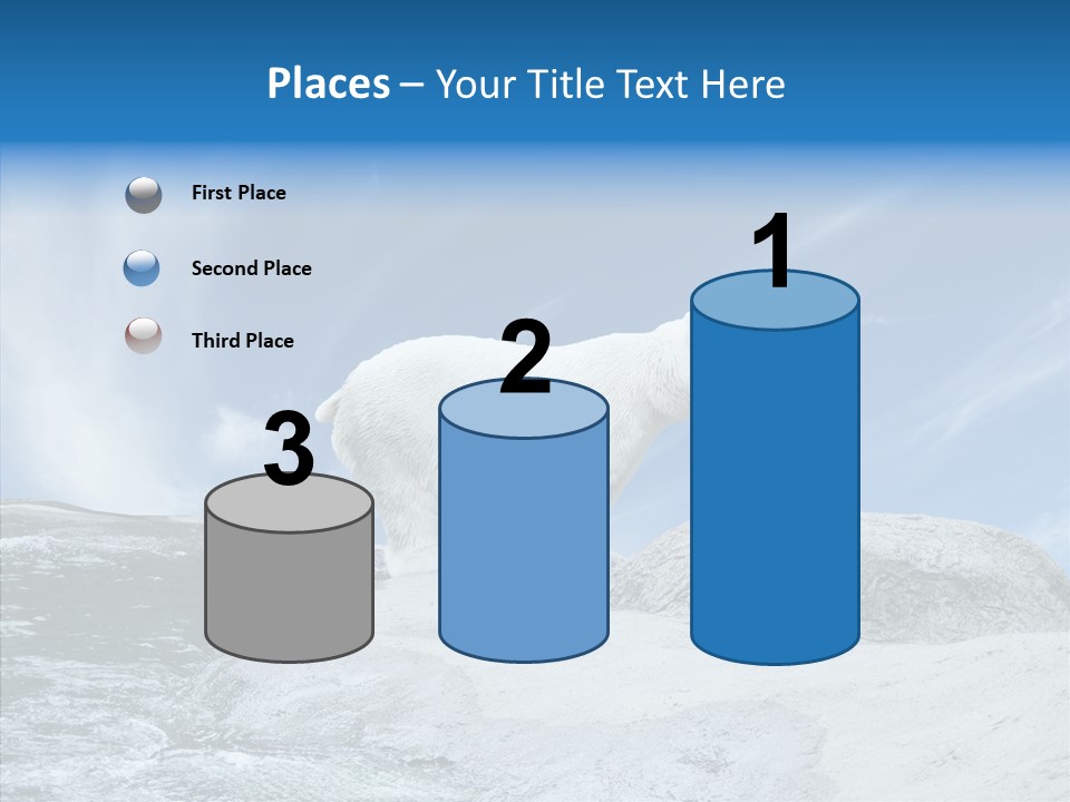 Predator Animal White PowerPoint Template