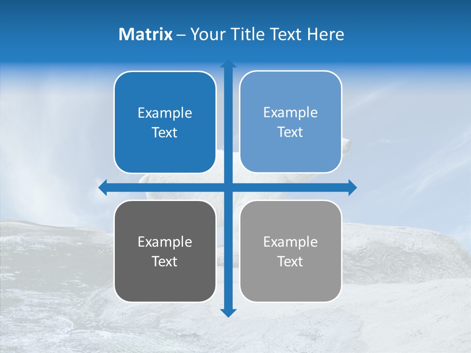 Predator Animal White PowerPoint Template