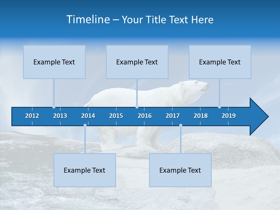 Predator Animal White PowerPoint Template