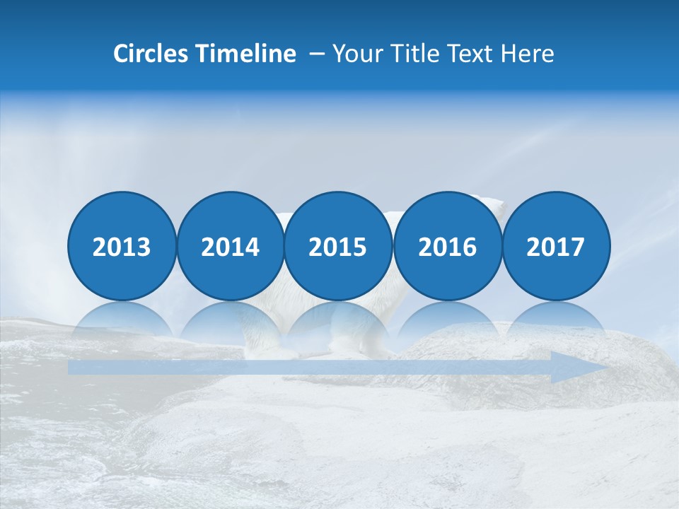 Predator Animal White PowerPoint Template