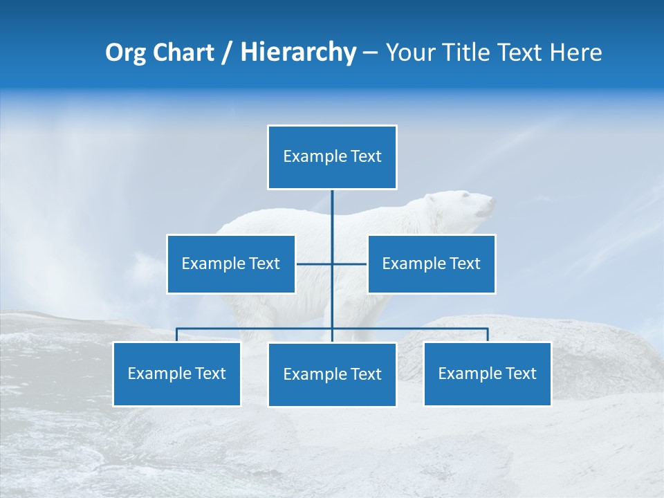 Predator Animal White PowerPoint Template