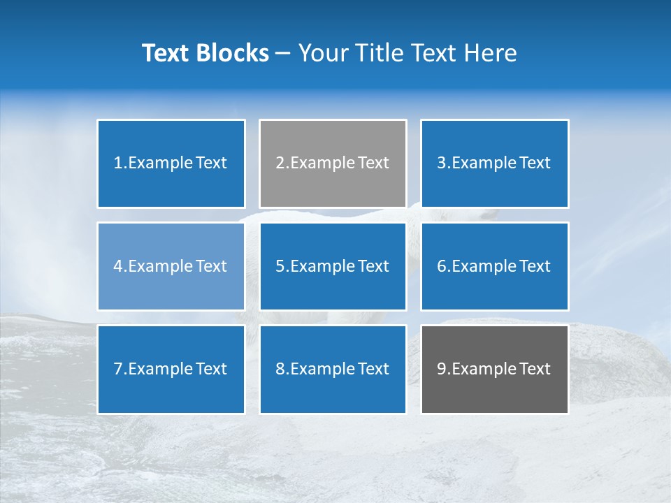 Predator Animal White PowerPoint Template