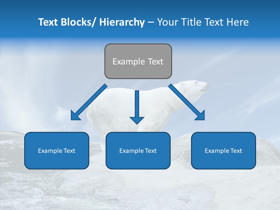 Predator Animal White PowerPoint Template