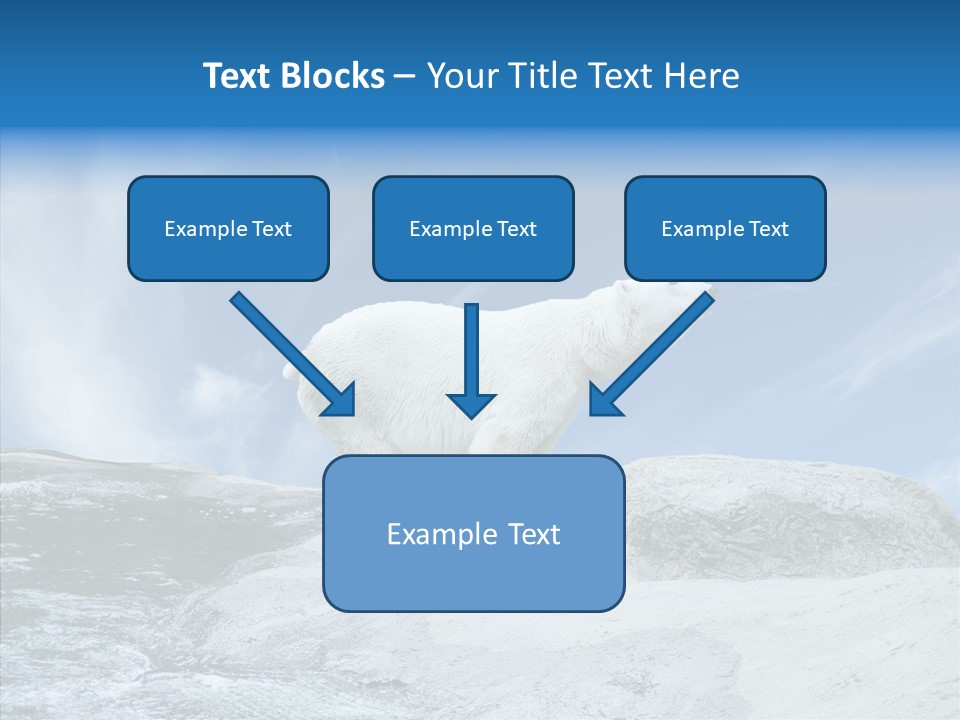 Predator Animal White PowerPoint Template