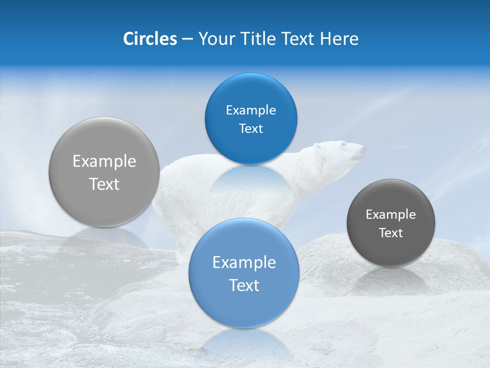 Predator Animal White PowerPoint Template