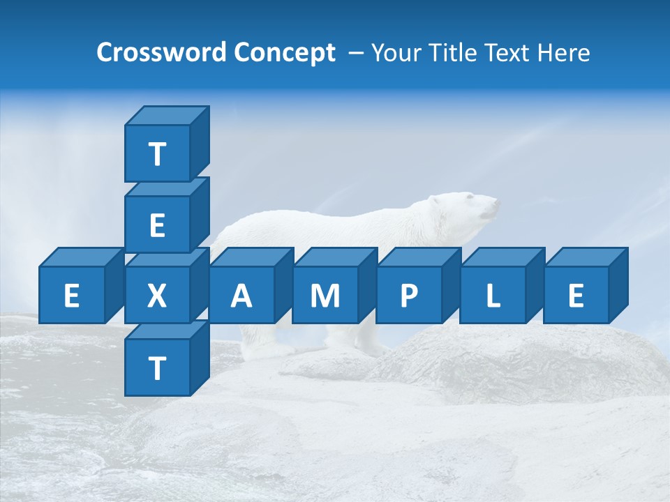 Predator Animal White PowerPoint Template