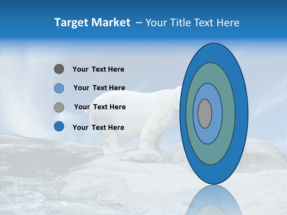 Predator Animal White PowerPoint Template