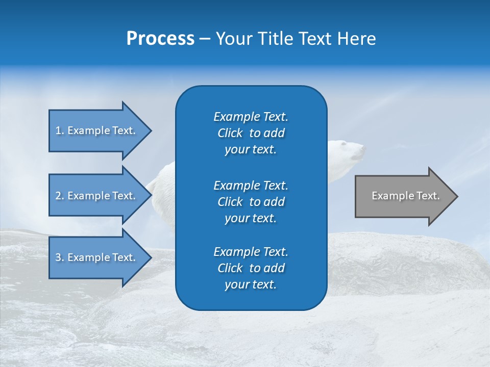 Predator Animal White PowerPoint Template