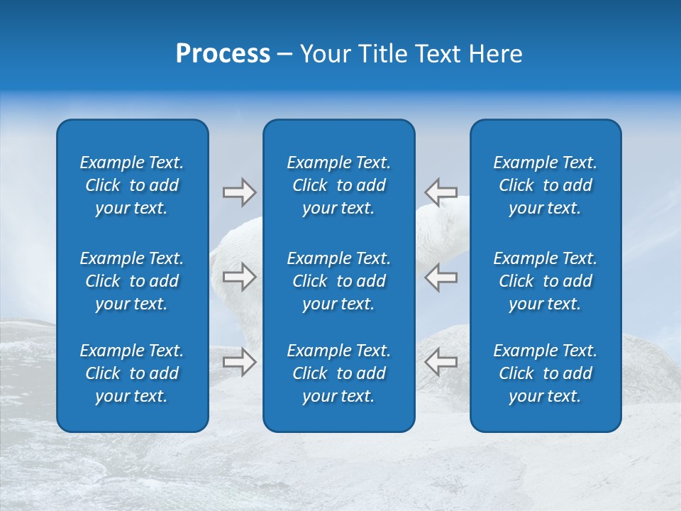 Predator Animal White PowerPoint Template