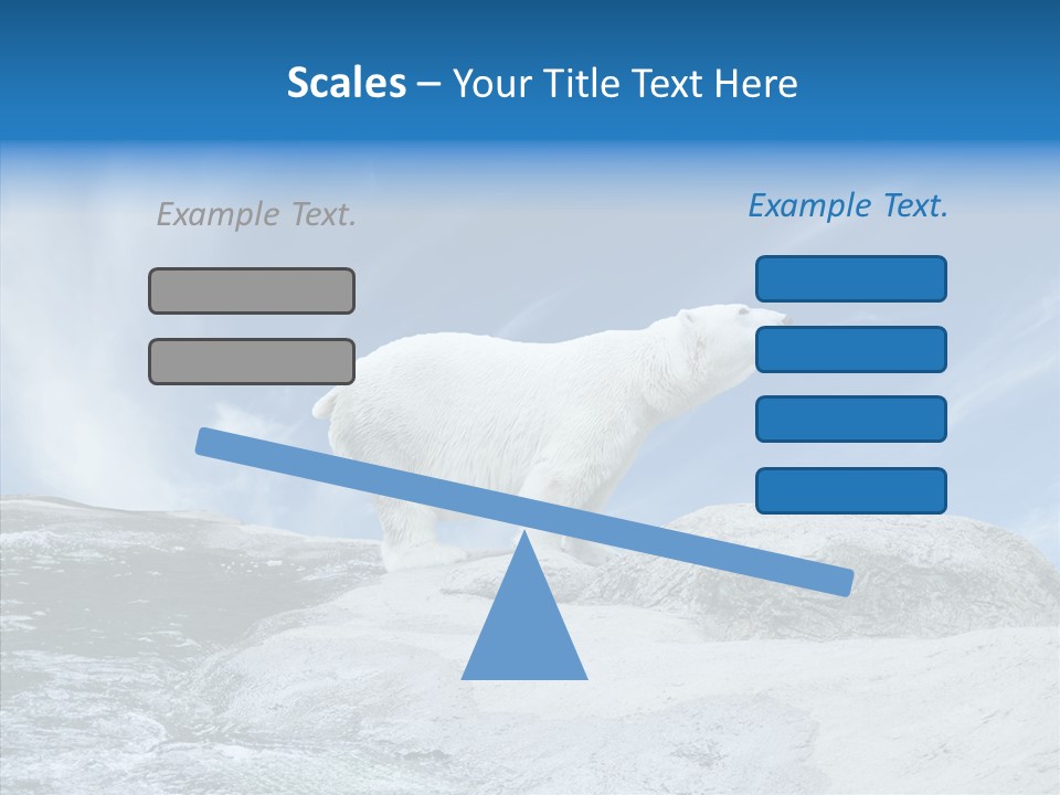 Predator Animal White PowerPoint Template