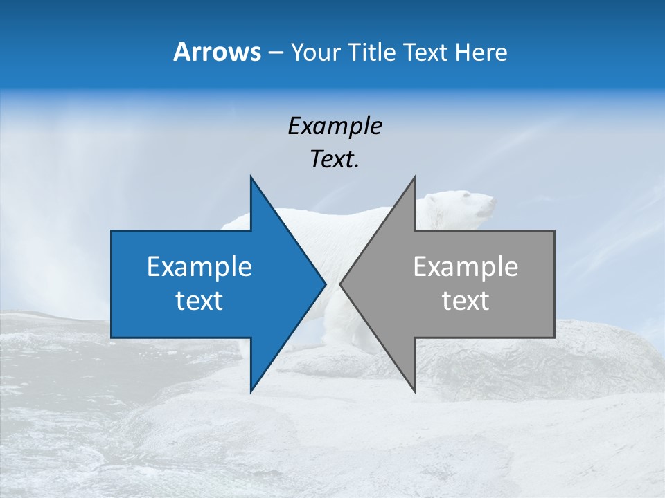 Predator Animal White PowerPoint Template