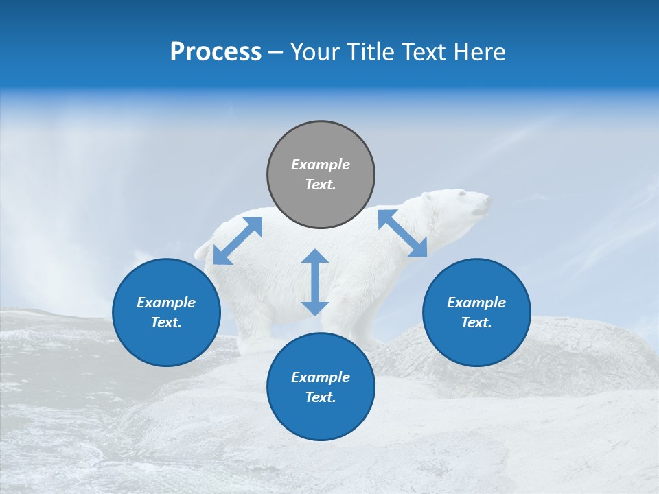 Predator Animal White PowerPoint Template